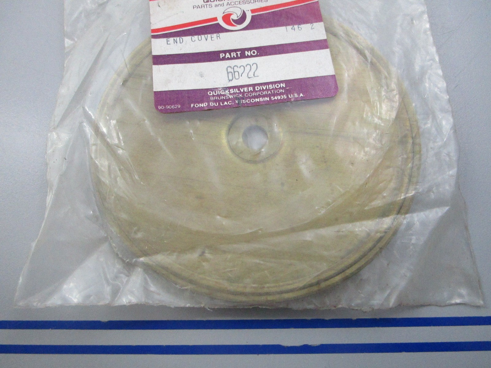 NEW OEM 66222 Mercury Quicksilver End Cover 0810