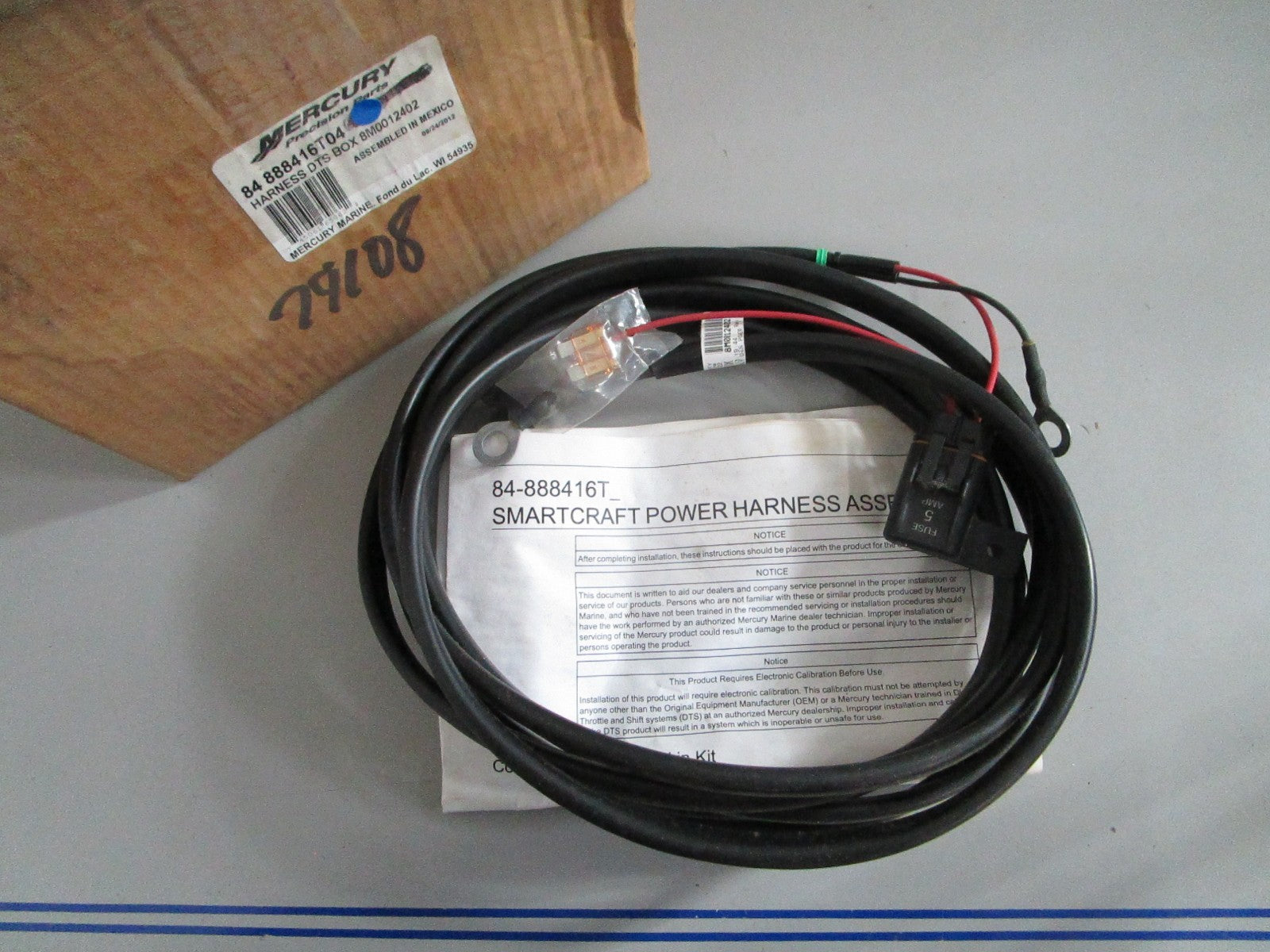 NEW OEM 84-888416T04 Mercury Quicksilver Harness 0820