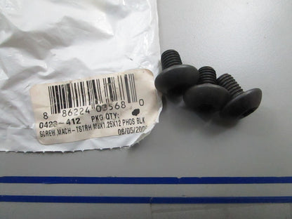 *NEW OEM* (LOT OF 3) 0810 Arctic Cat Mach Screw 0423-412