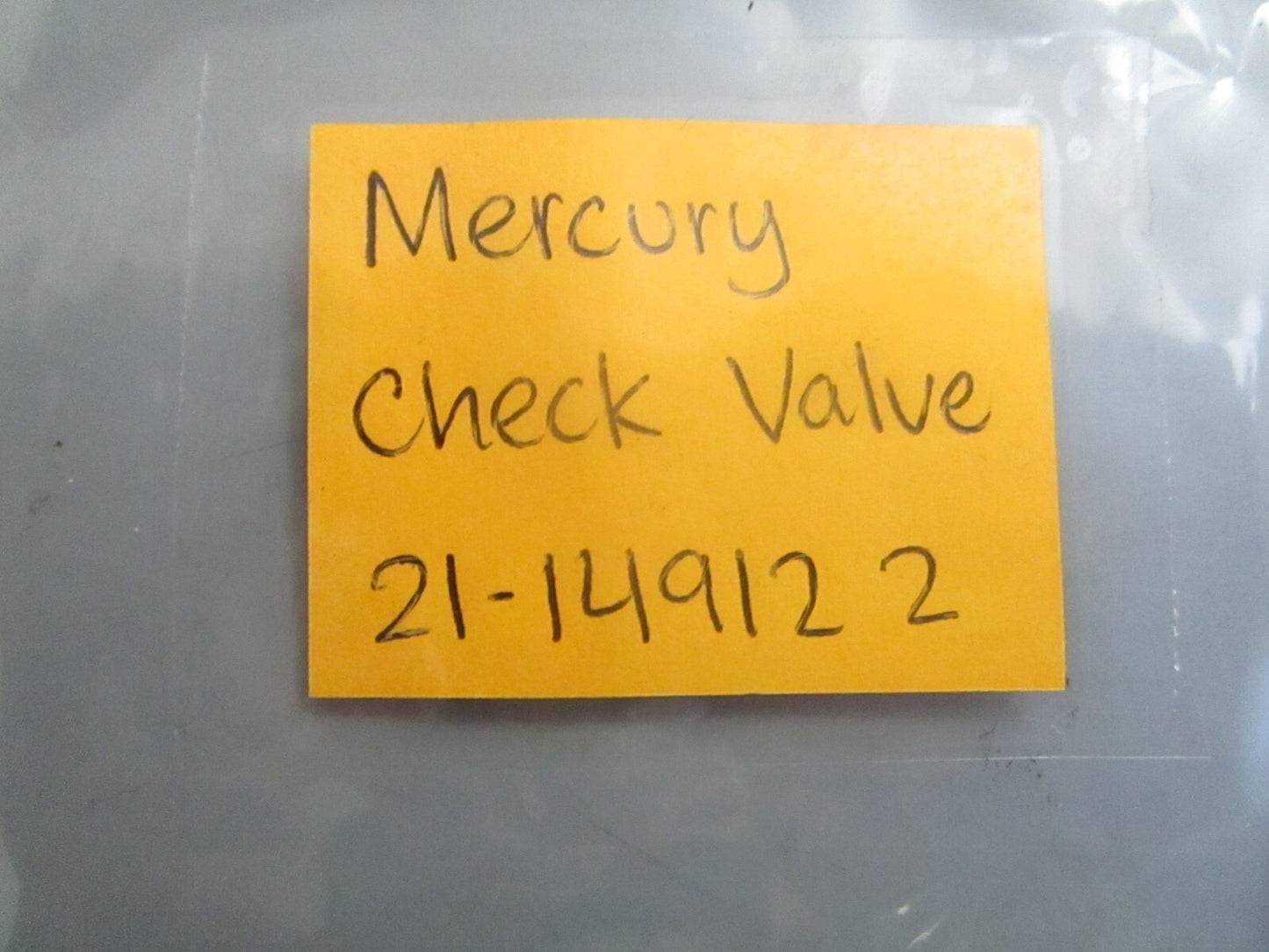 *NEW OEM* 0810 Mercury Quicksilver Check Valve 21-14912 2