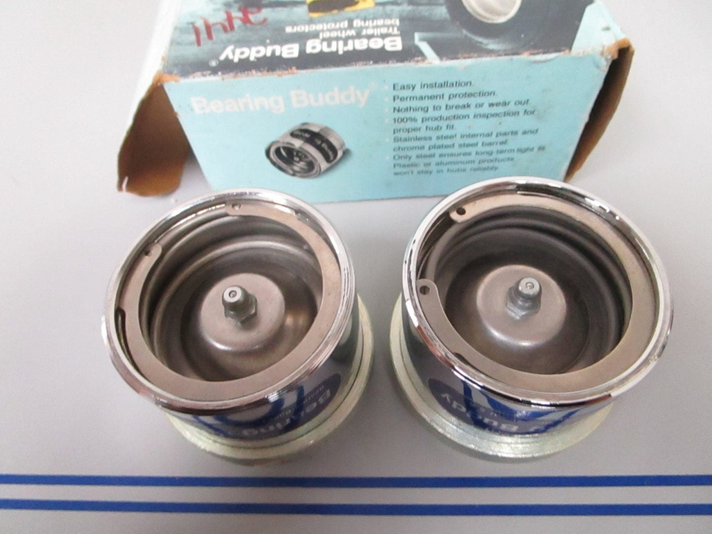 NEW OEM Model 2441 Bearing Buddy Trailer Wheel Bearing Protector Set 0720
