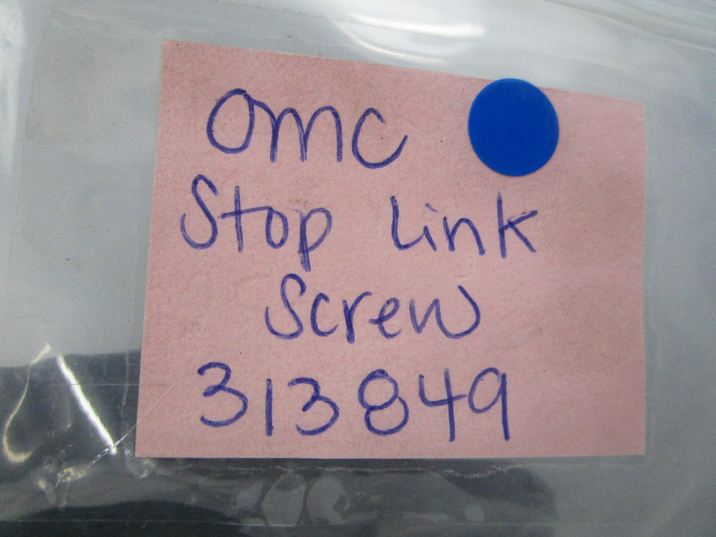 NEW OEM 313849 0313849 OMC Johnson Evinrude Stop Link Screw 0810