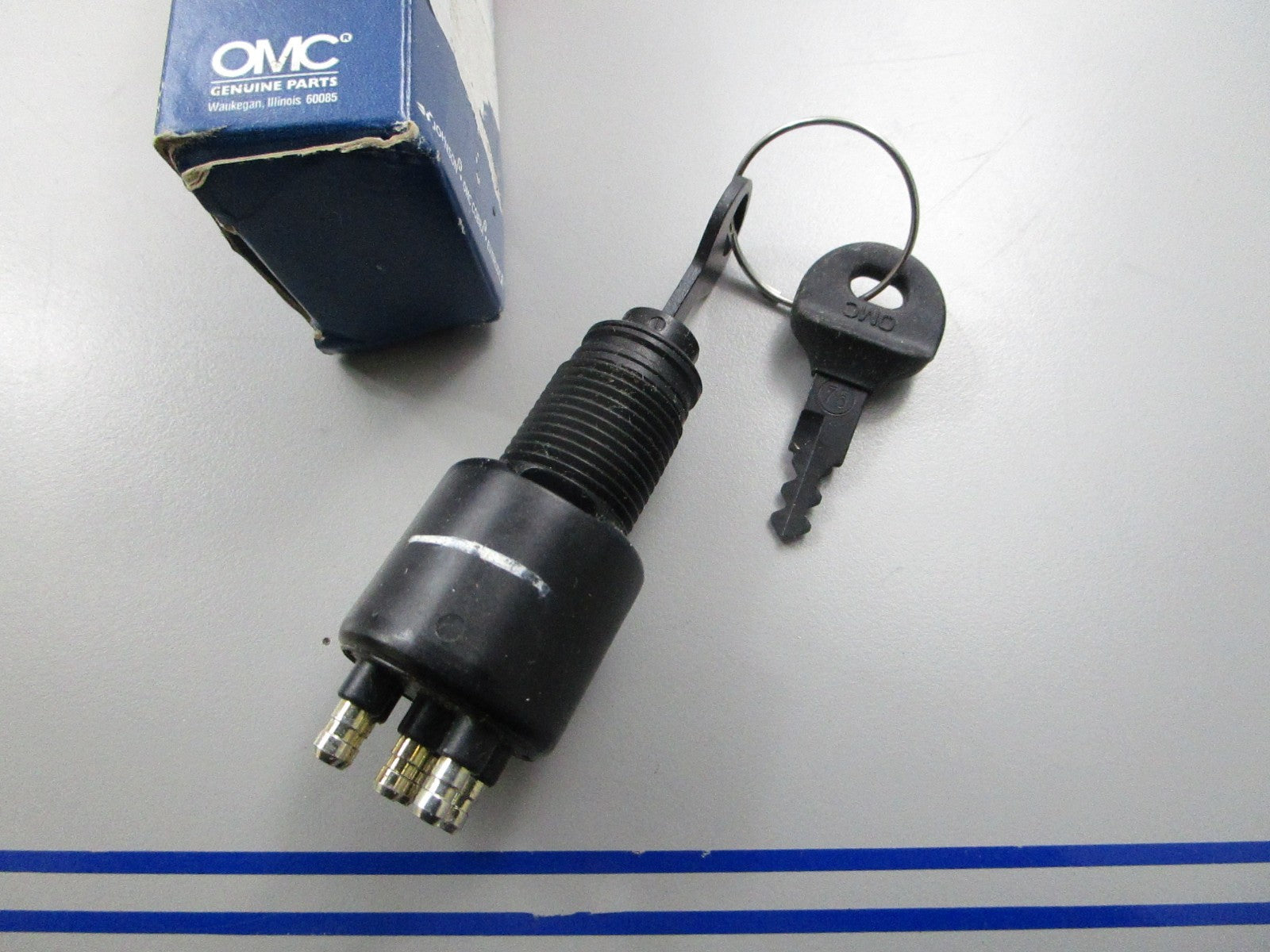 *NEW OEM* 0810 OMC Johnson Evinrude Ignition Switch & Key Ay 176273 0176273