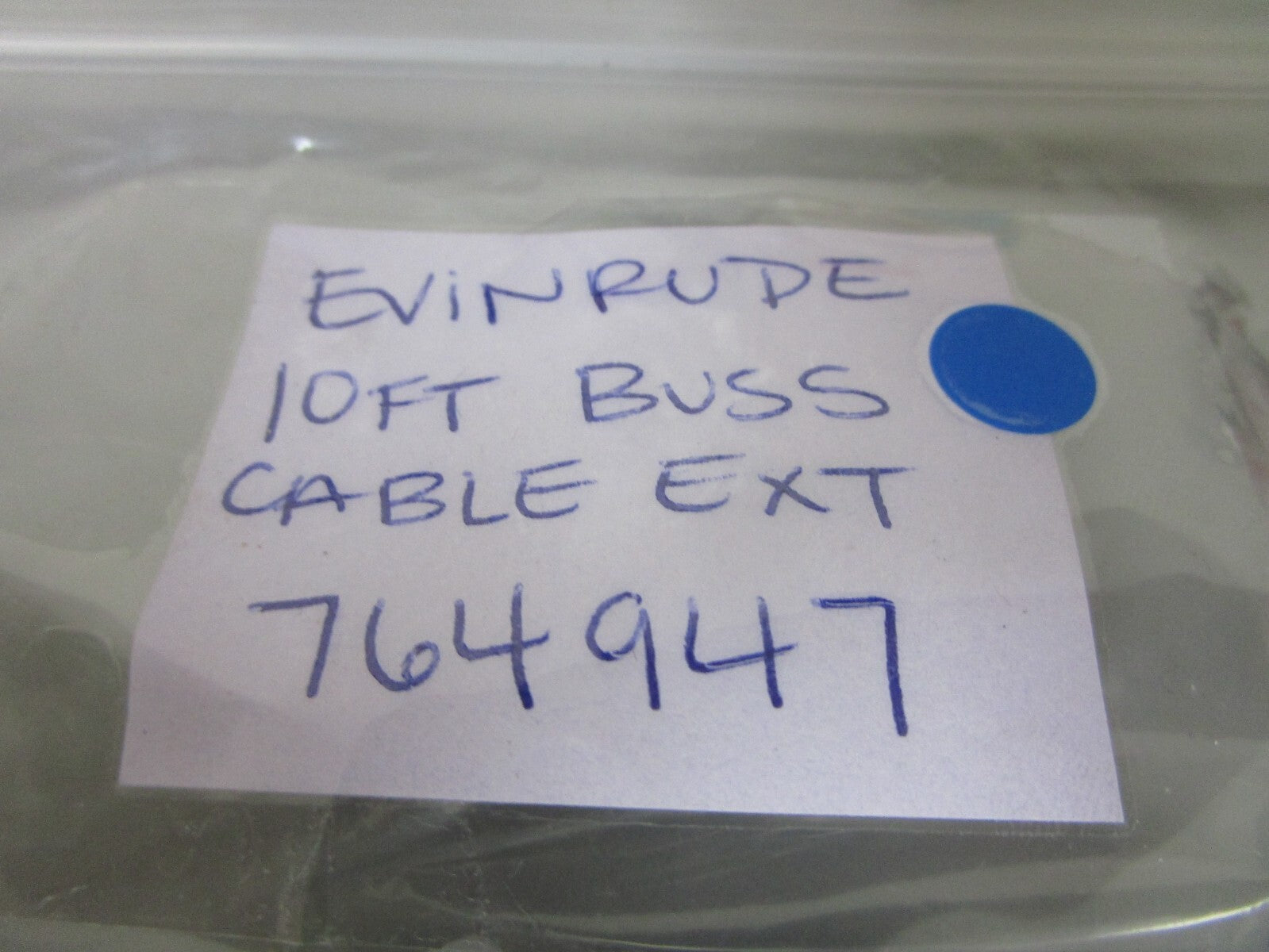 *NEW OEM* 0720 OMC Johnson Evinrude 10ft Buss Cable Extension 764947 0764947