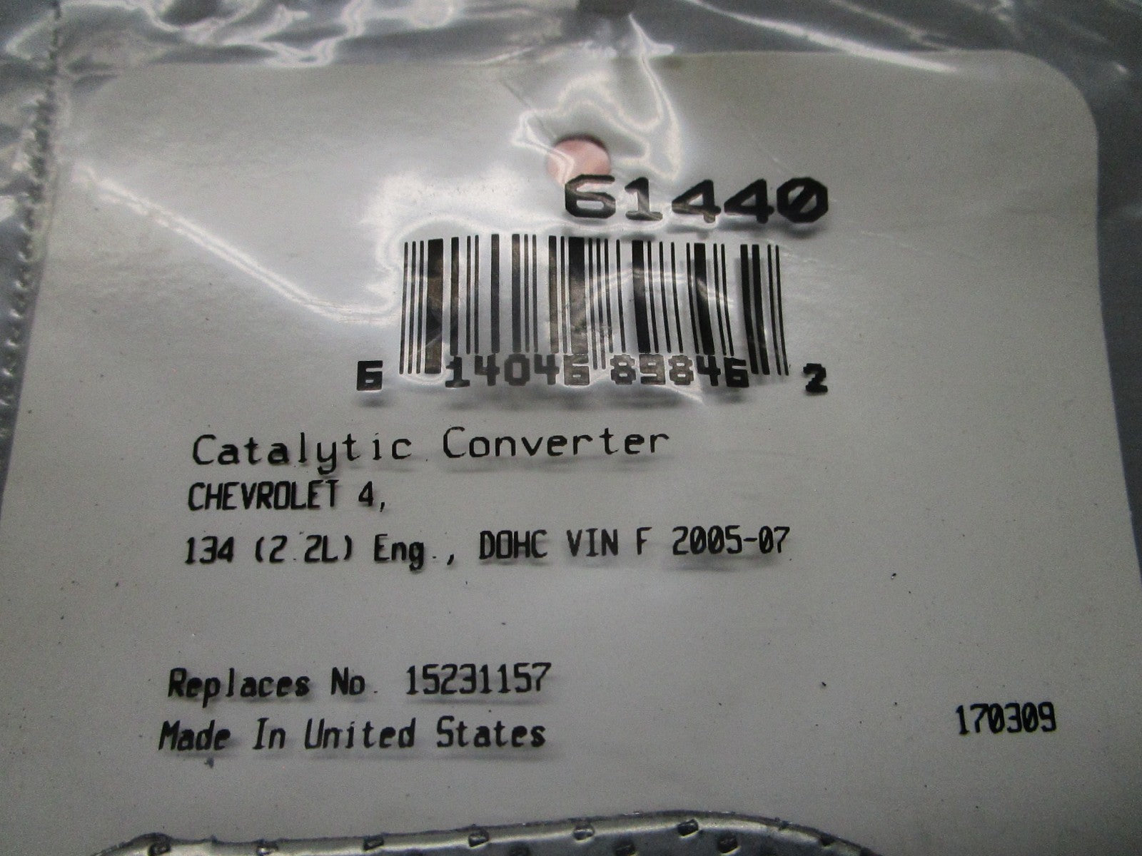*NEW* 0810 Fel-Pro Gasket 61440 Replaces: 15231157