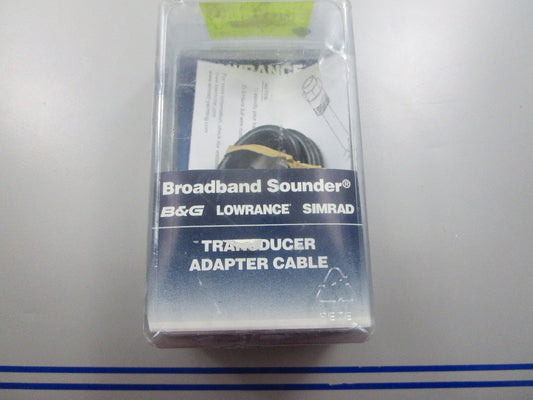 *NEW OEM* 0810 Lowrance Transducer Adapter Cable 000-10046-001