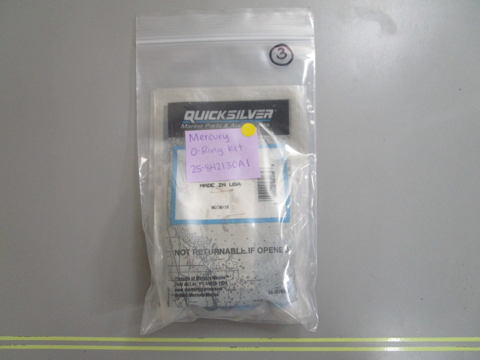 *NEW OEM* 0810 Mercury Quicksilver O-Ring Kit 25-842130A1