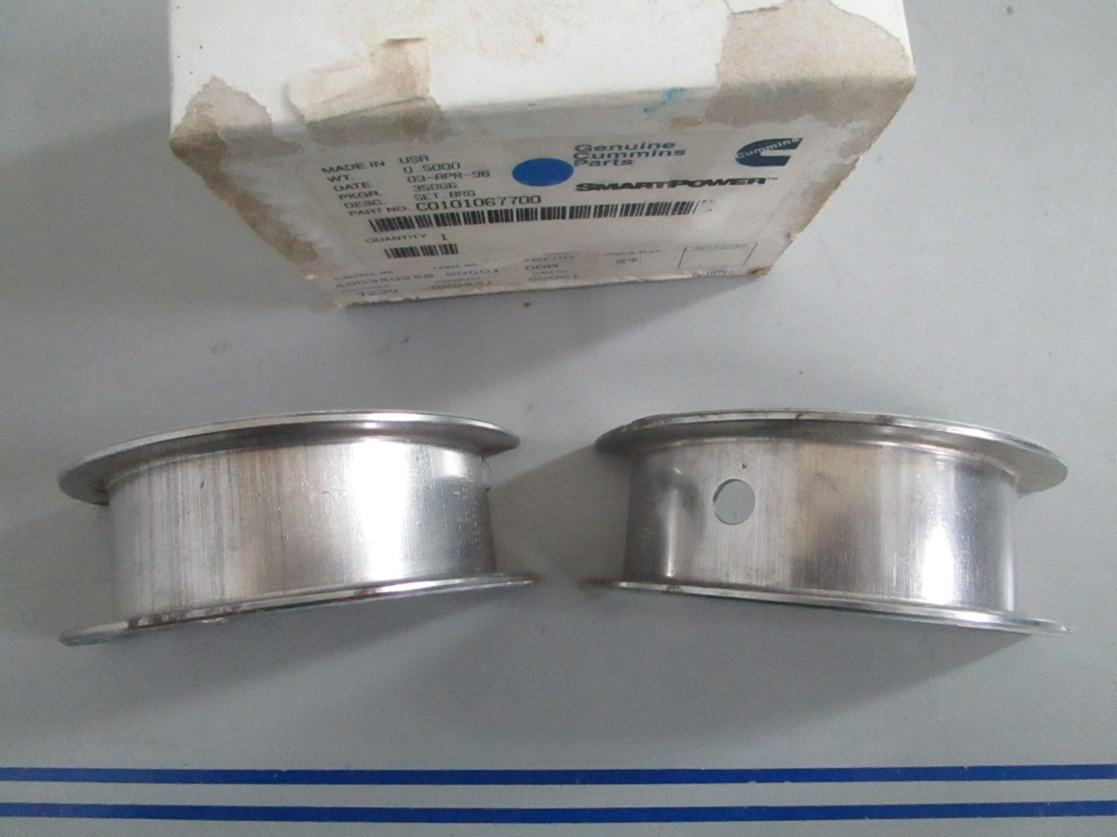 NEW OEM C0101067700 Cummins Bearing Set 0820