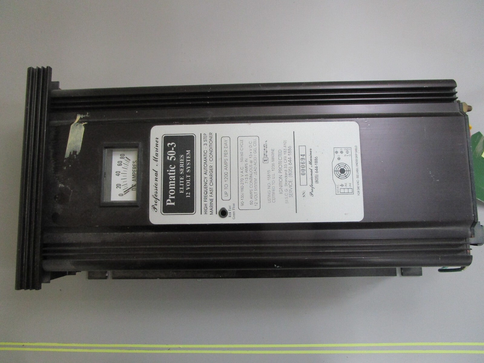 *NEW* 0820 Professional Mariner Promatic 50-3 Elite Series 12V Battery Charger