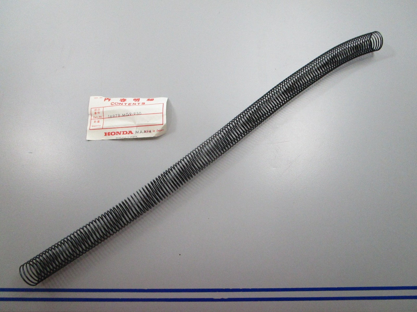 NEW OEM 16979-MG9-950 Honda Water Pipe Spring 0810