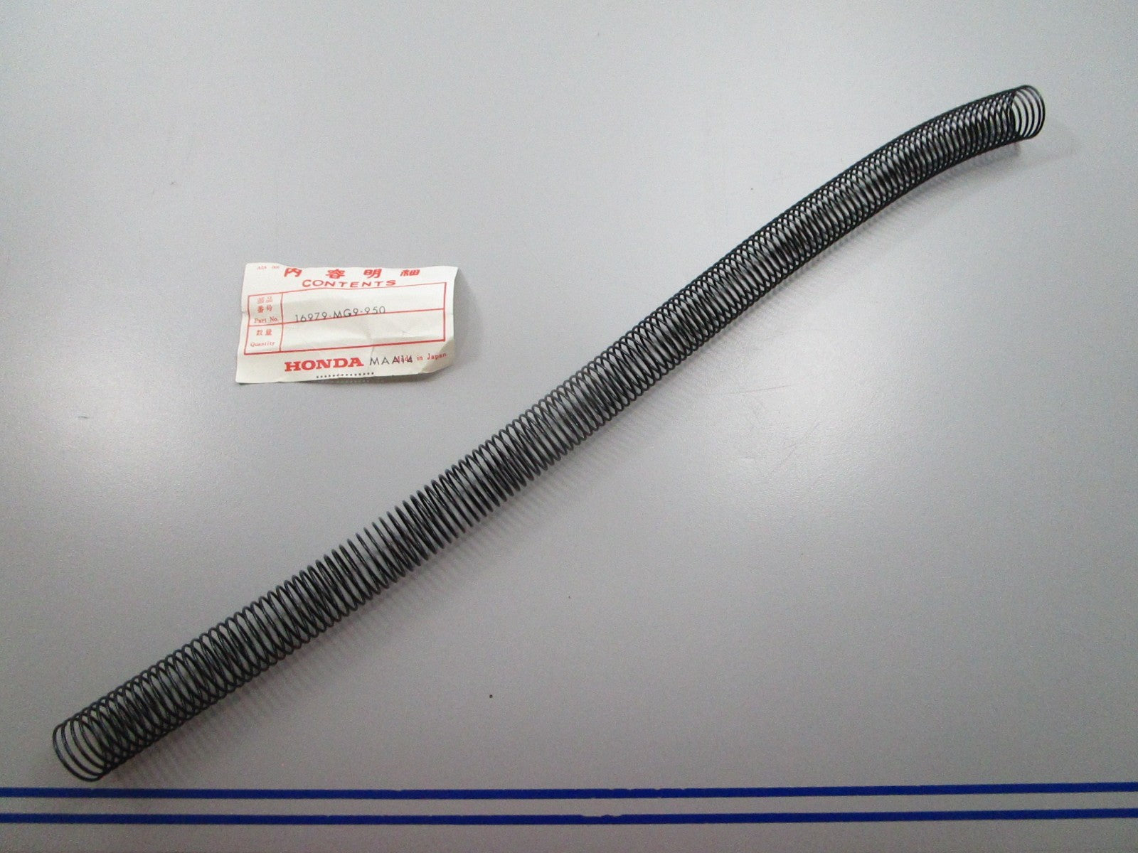 NEW OEM 16979-MG9-950 Honda Water Pipe Spring 0810