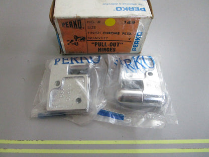 *NEW* 0820 Perko Chrome Plated Pull-Out Hinges 149
