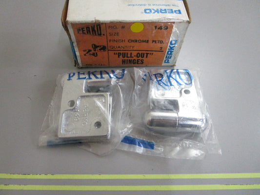*NEW* 0820 Perko Chrome Plated Pull-Out Hinges 149