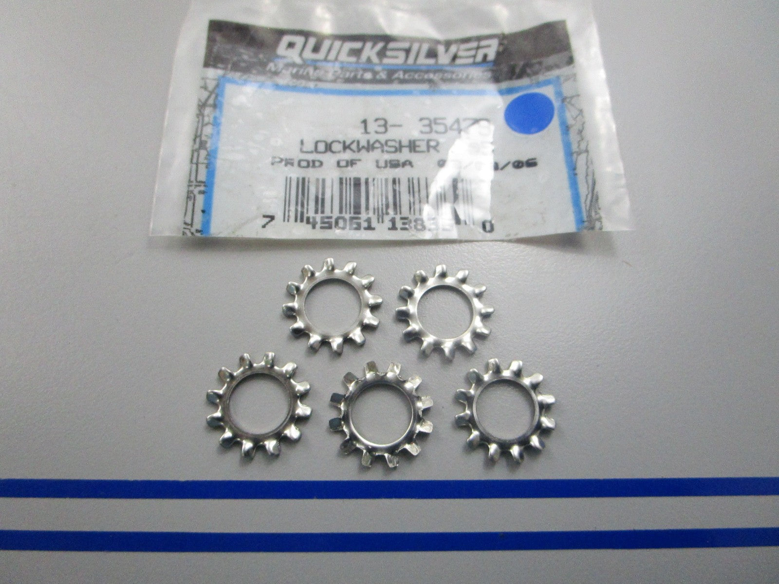 NEW OEM (LOT OF 5) 13-35479 Mercury Quicksilver Lockwasher 0810