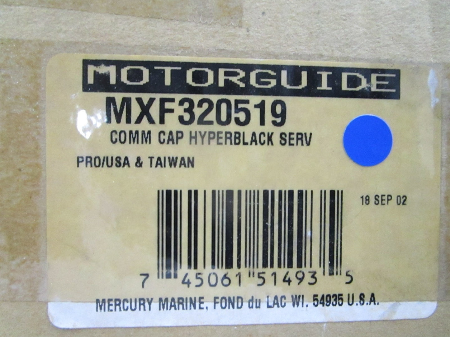 NEW OEM MXF320519 MotorGuide Communicator Cap 0810