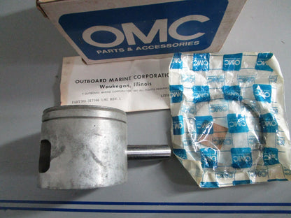 NEW OEM 386257 0386257 OMC Johnson Evinrude Piston Kit 0820