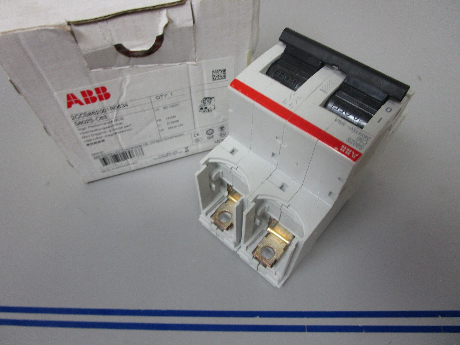 *NEW* 0720 ABB High Performance MCB S802S-C63