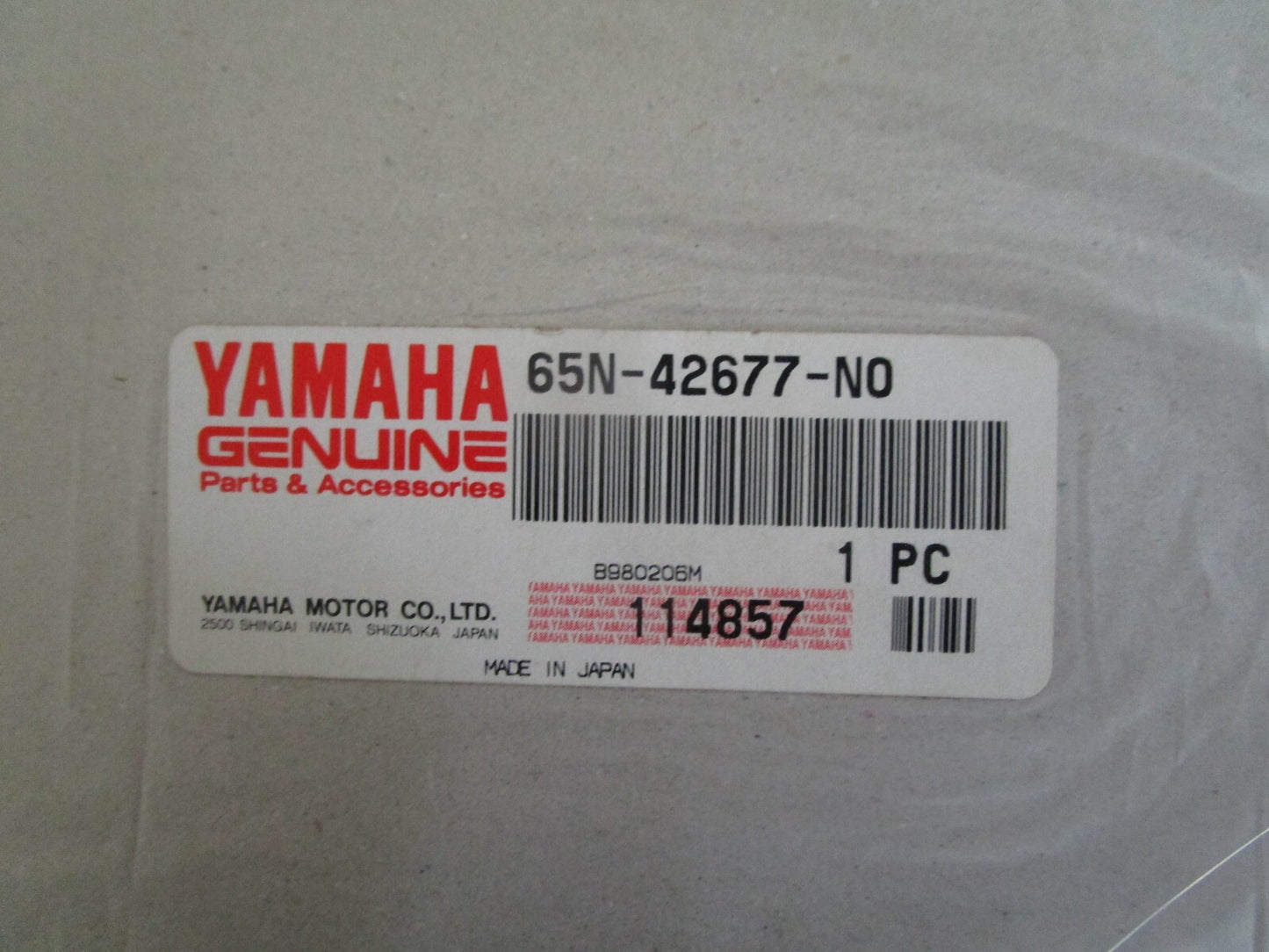 *NEW OEM* 0820 Yamaha Front Graphic 65N-42677-N0-00