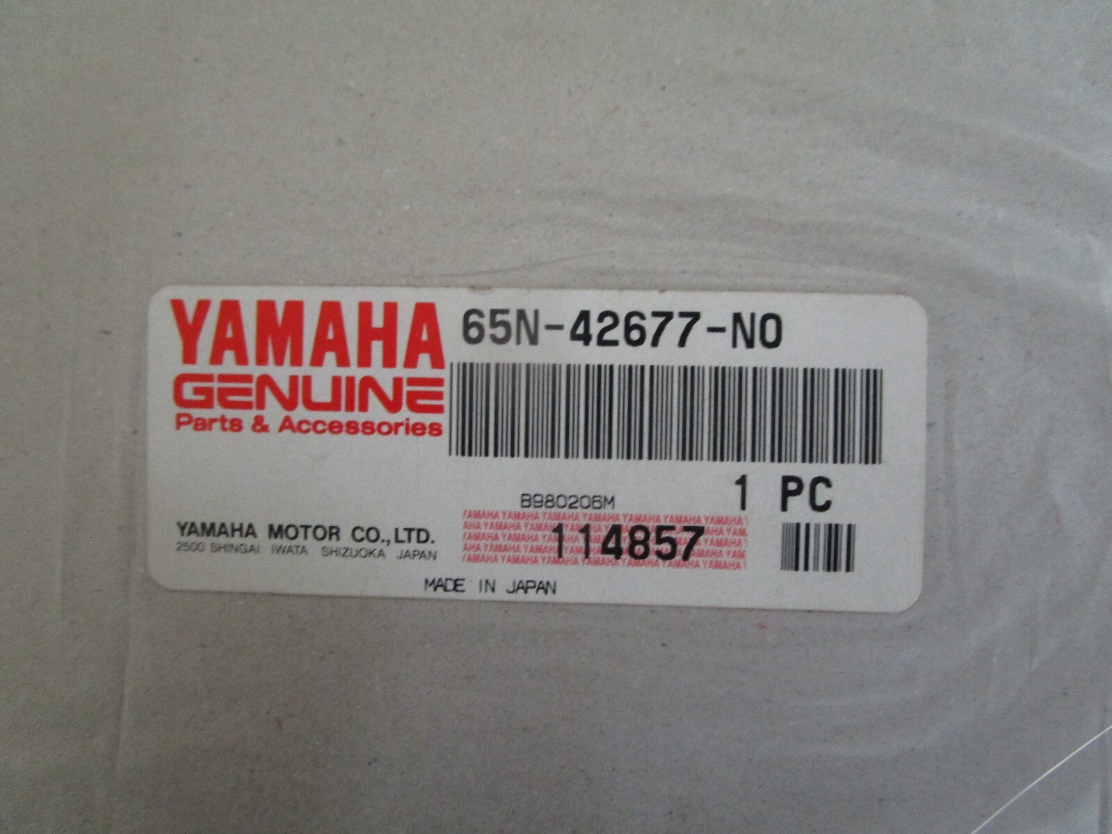 *NEW OEM* 0820 Yamaha Front Graphic 65N-42677-N0-00
