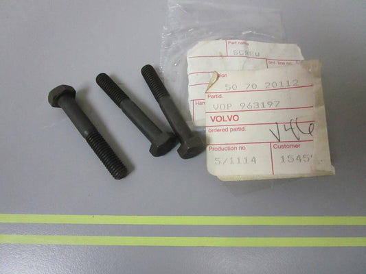 *NEW OEM* (LOT OF 3) 0810 Volvo Penta Screw 963197