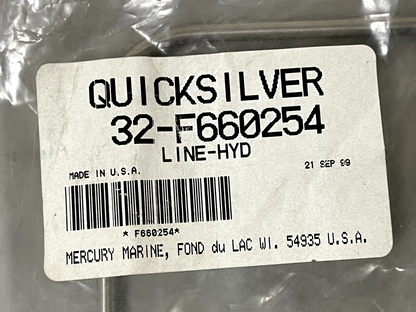 *NEW OEM* 0670 Mercury Quicksilver Hydraulic Line 32-F660254 F660254