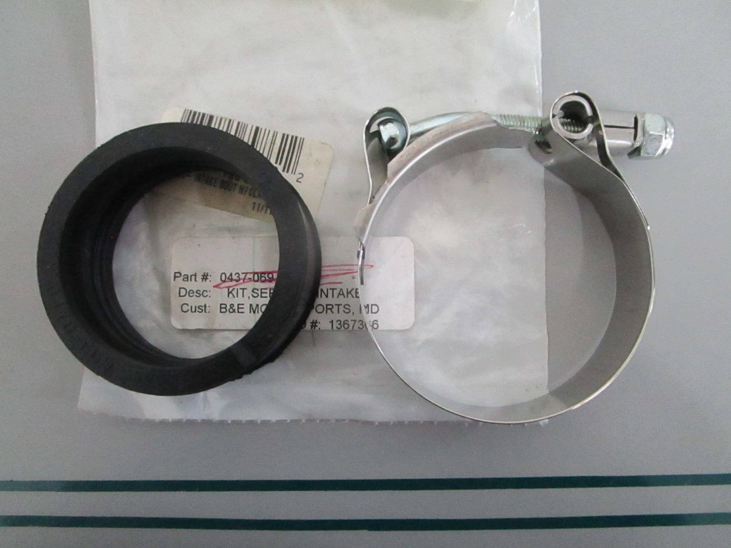 NEW OEM 0437-069 Arctic Cat Boot Clamp Kit 0820