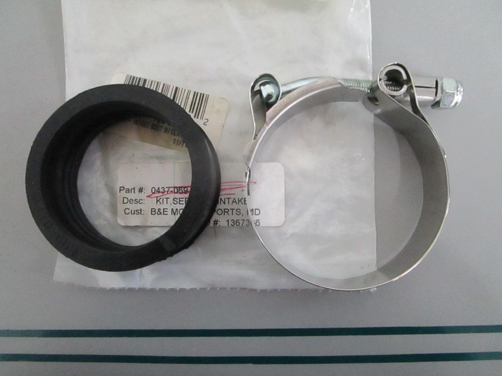 NEW OEM 0437-069 Arctic Cat Boot Clamp Kit 0820
