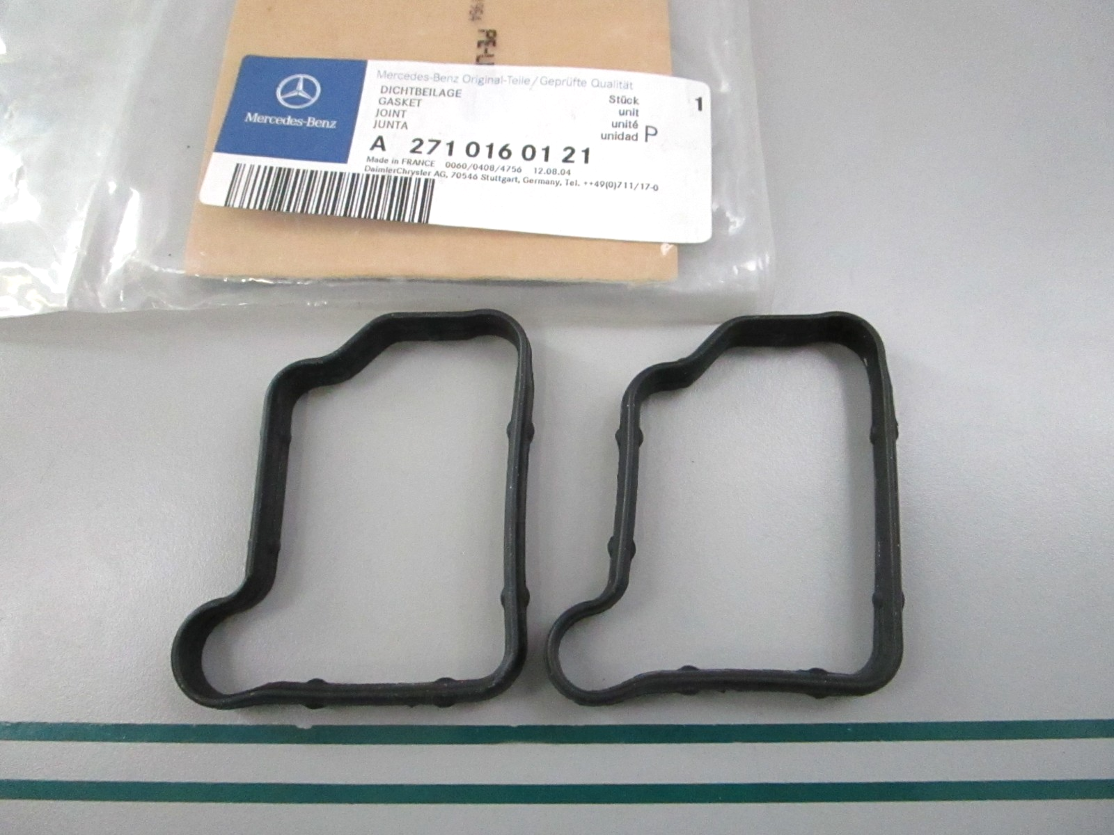 NEW OEM (LOT OF 2) A2710160121 Mercedes-Benz Gasket 0810