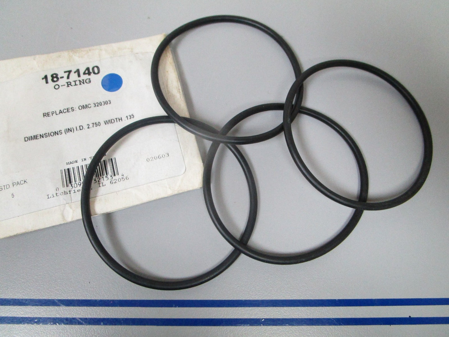 NEW (LOT OF 4) 18-7140 Replaces: OMC 320303 Sierra O-Ring 0810