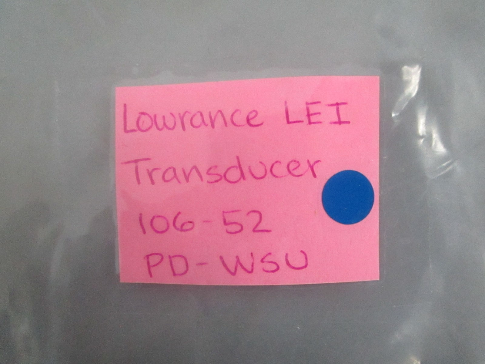 *NEW OEM* 0820 Lowrance LEI Transducer 106-52 PD-WSU