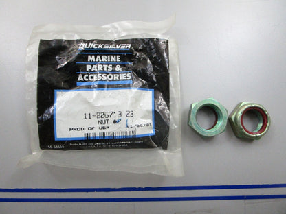 *NEW OEM* (LOT OF 2) 0810 Mercury Quicksilver Nut 11-826713 23