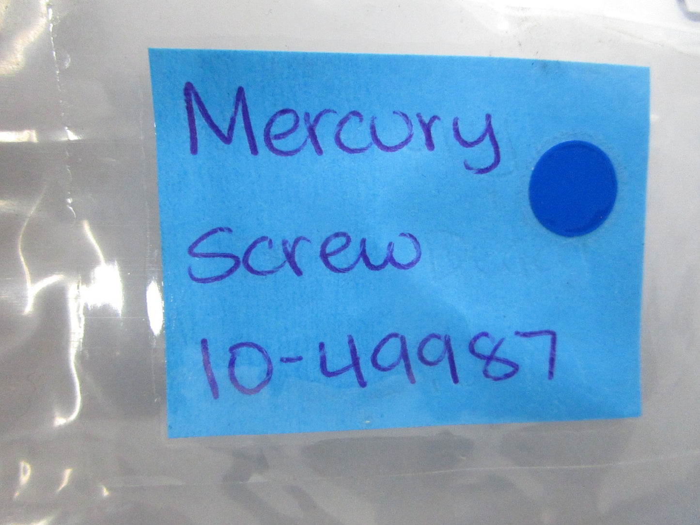 NEW OEM (LOT OF 4) 10-49987 Mercury Quicksilver Screw 0810