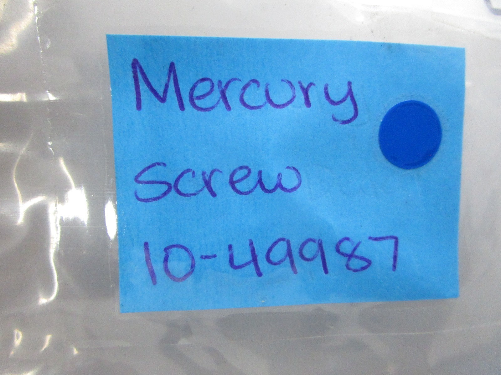 NEW OEM (LOT OF 4) 10-49987 Mercury Quicksilver Screw 0810