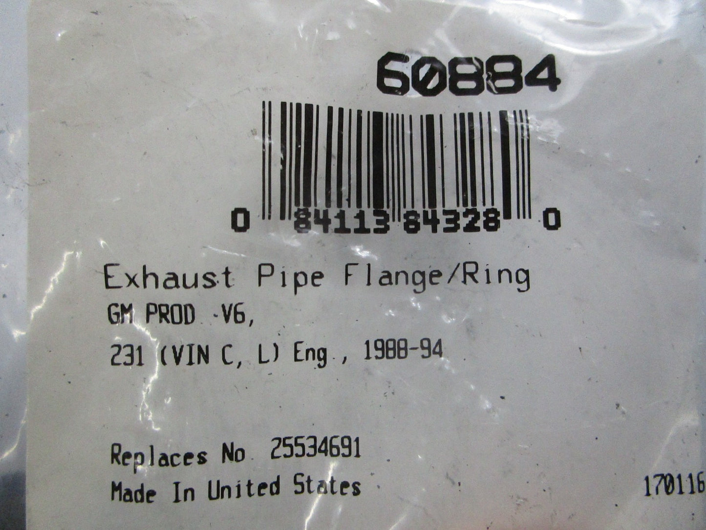 *NEW* 0810 Fel-Pro Flange Gasket 60884