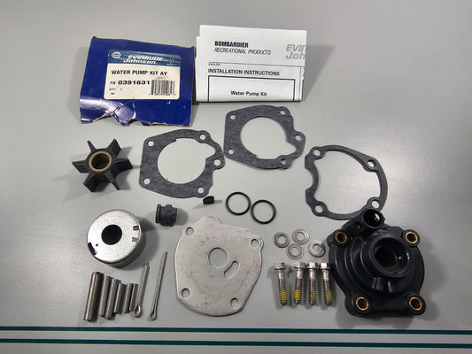 NEW OEM 391631 0391631 OMC Johnson Evinrude Water Pump Kit Assembly 0810