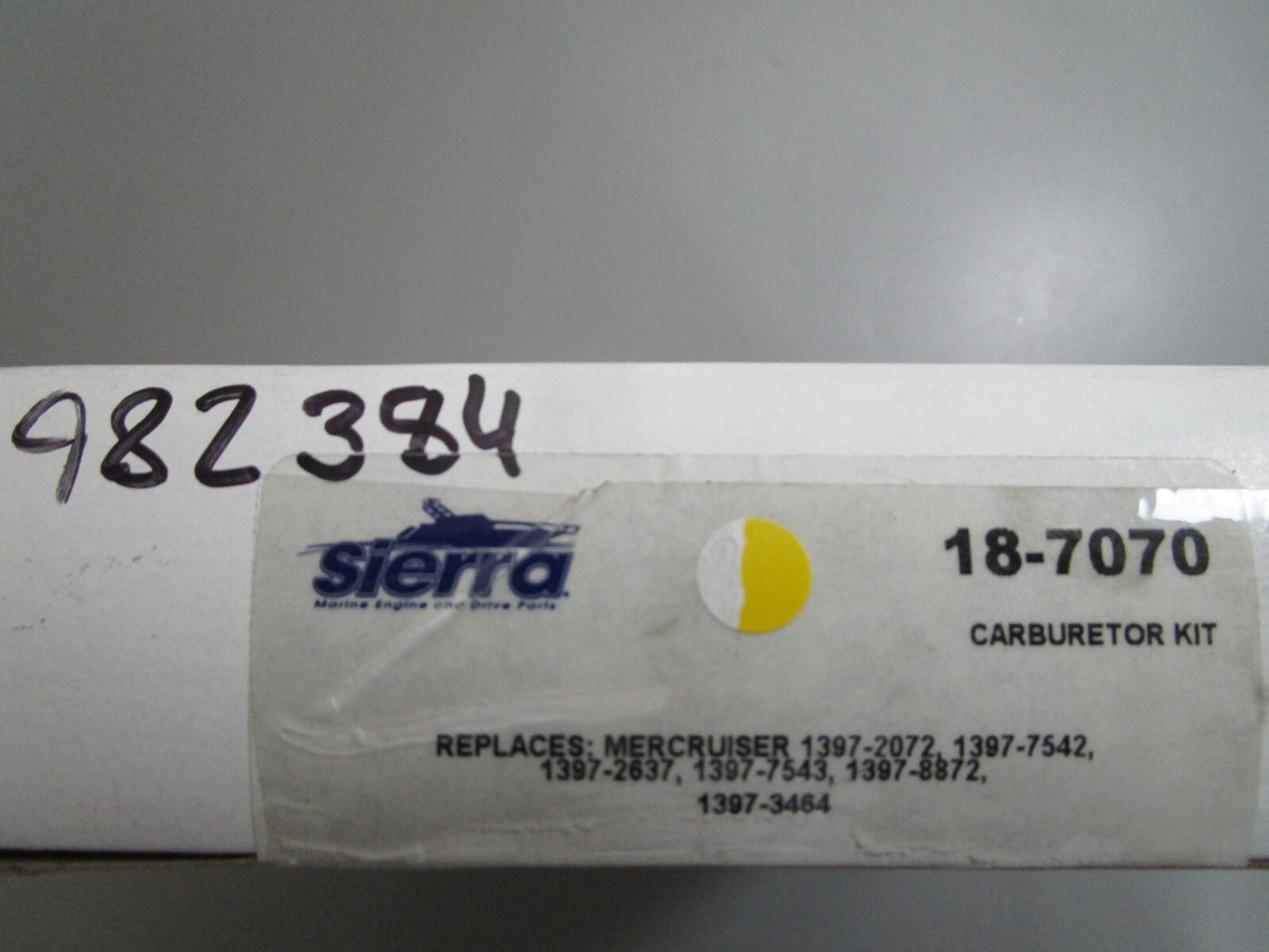 *NEW* 0810 Sierra Carburetor Kit 18-7070 Replaces: Mercruiser 1397-2072