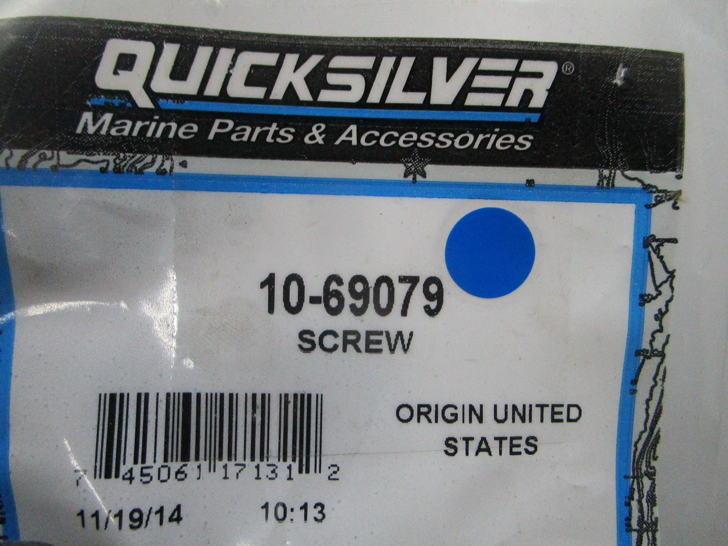 NEW OEM (LOT OF 3) Mercury Quicksilver 10-69079 Screw 0810