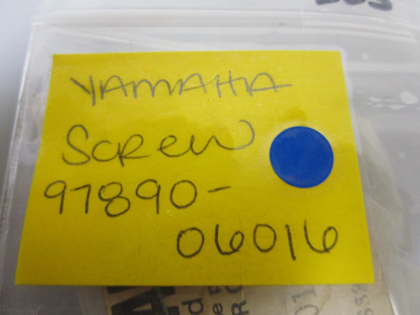 *NEW OEM* (LOT OF 5) 0810 Yamaha Screw 97890-06016