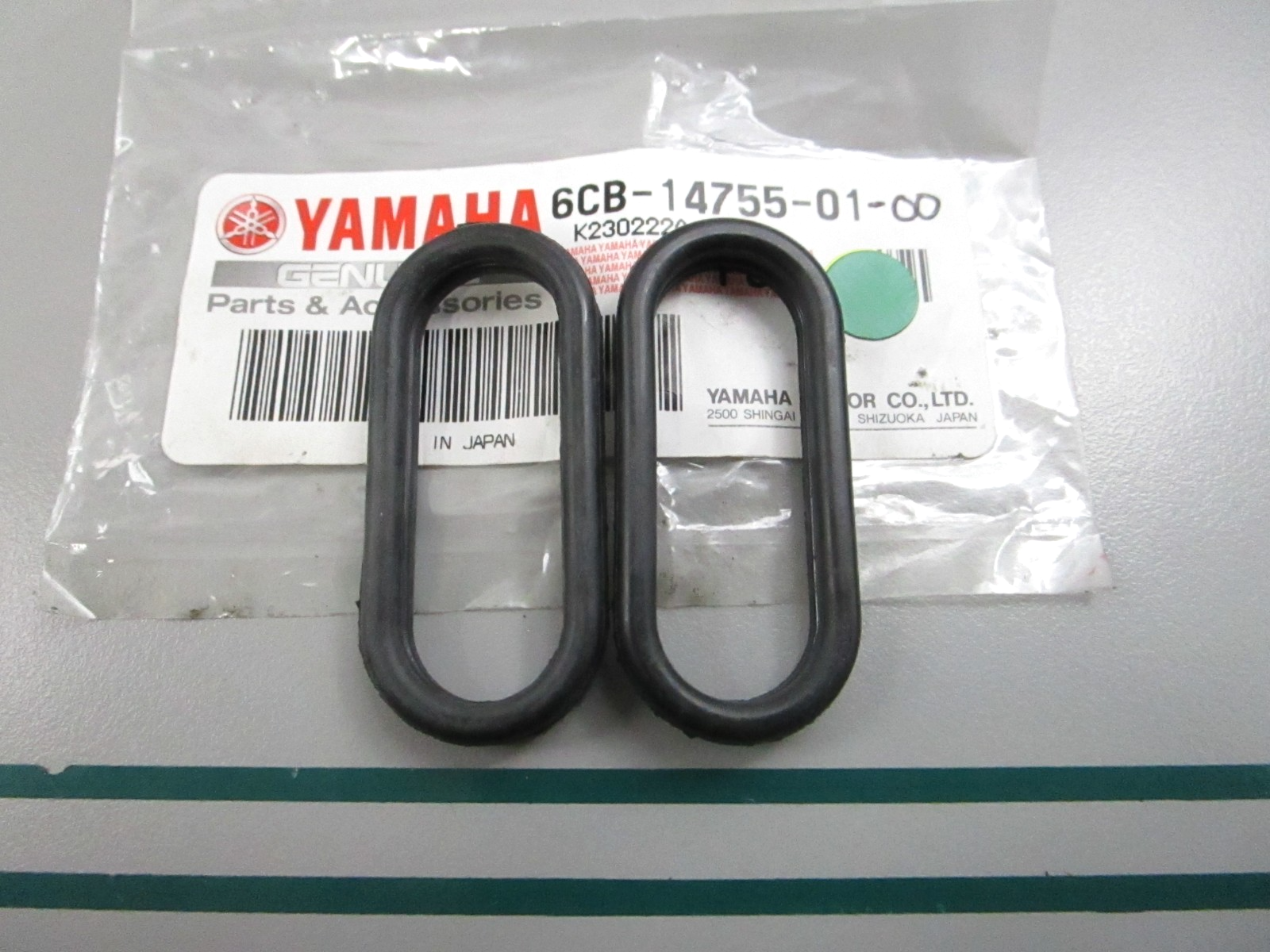 NEW OEM (LOT OF 2) 6CB-14755-01-00 Yamaha Silencer Gasket 0810