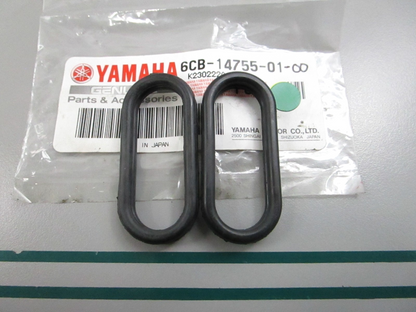 NEW OEM (LOT OF 2) 6CB-14755-01-00 Yamaha Silencer Gasket 0810
