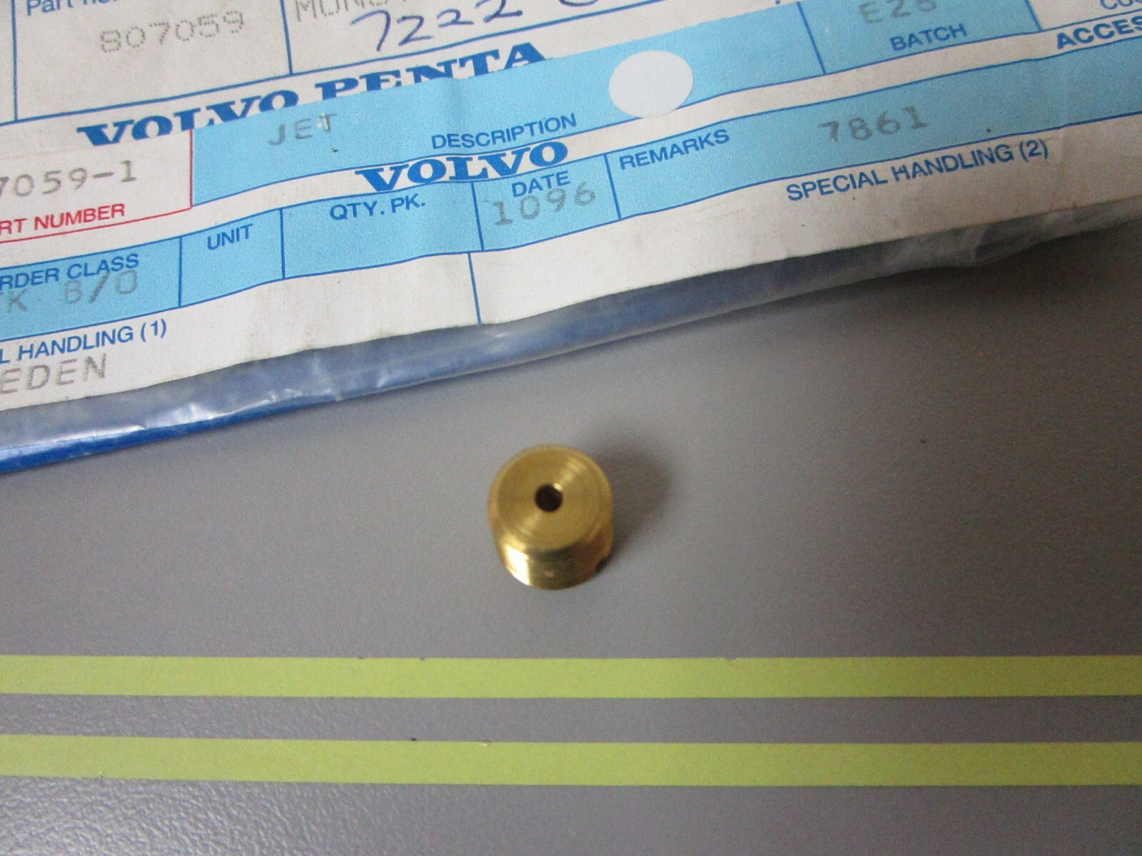 *NEW OEM* 0810 Volvo Penta Jet 807059