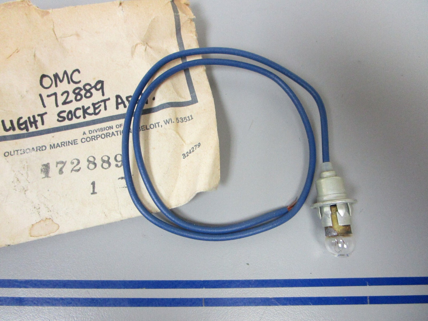 *NEW OEM* 0810 OMC Johnson Evinrude Light Socket Assembly 172889 0172889