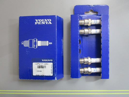 *NEW OEM* (LOT OF 4) 0820 Volvo Penta Spark Plug 21772268
