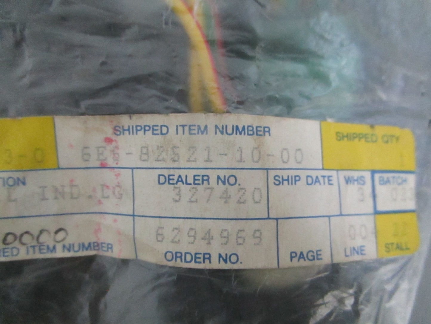 *NEW OEM* 0820 Yamaha Oil Indicator Harness Extension 6E5-82521-10-00