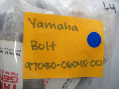 NEW OEM (LOT OF 4) 97080-06045-00 Yamaha Bolt 0810