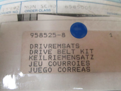 NEW OEM 958525 Volvo Penta Drive Belt Kit 0720