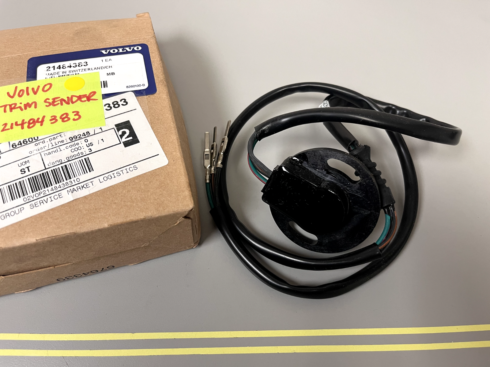 *NEW OEM* 0720 Volvo Penta Trim Sender 21484383