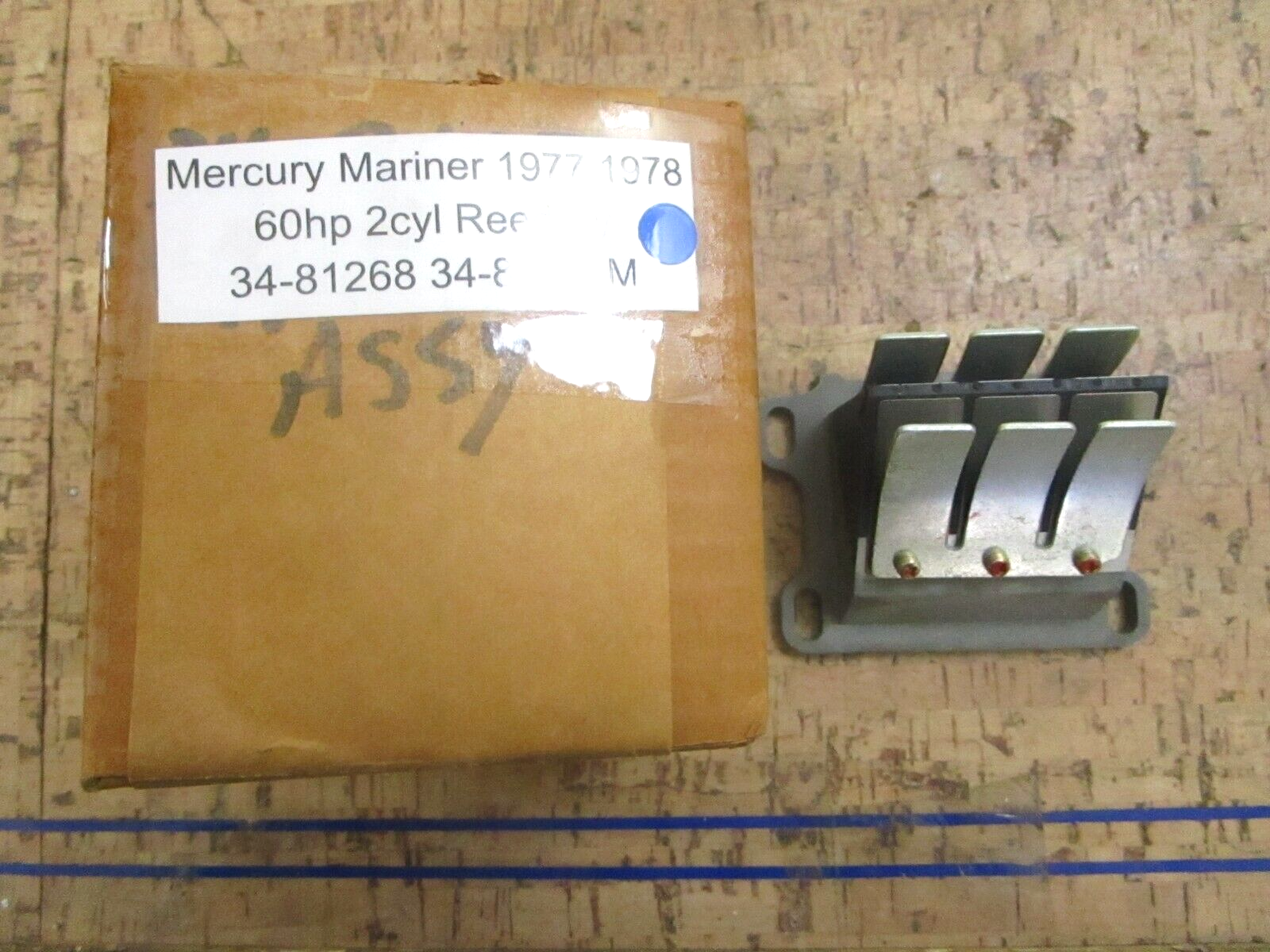 *NEW OEM* 0780 Mercury Mariner 1977 1978 60hp 2cyl Reed Ay 34-81268 34-81268M