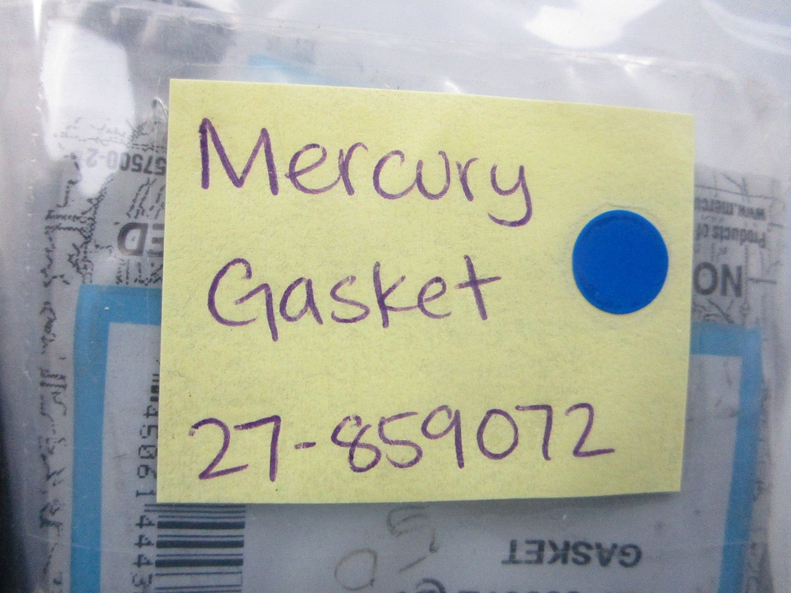 NEW OEM (LOT OF 2) 27-859072 Mercury Quicksilver Gasket 0810