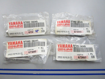 NEW OEM (LOT OF 4) 97080-06045-00 Yamaha Bolt 0810